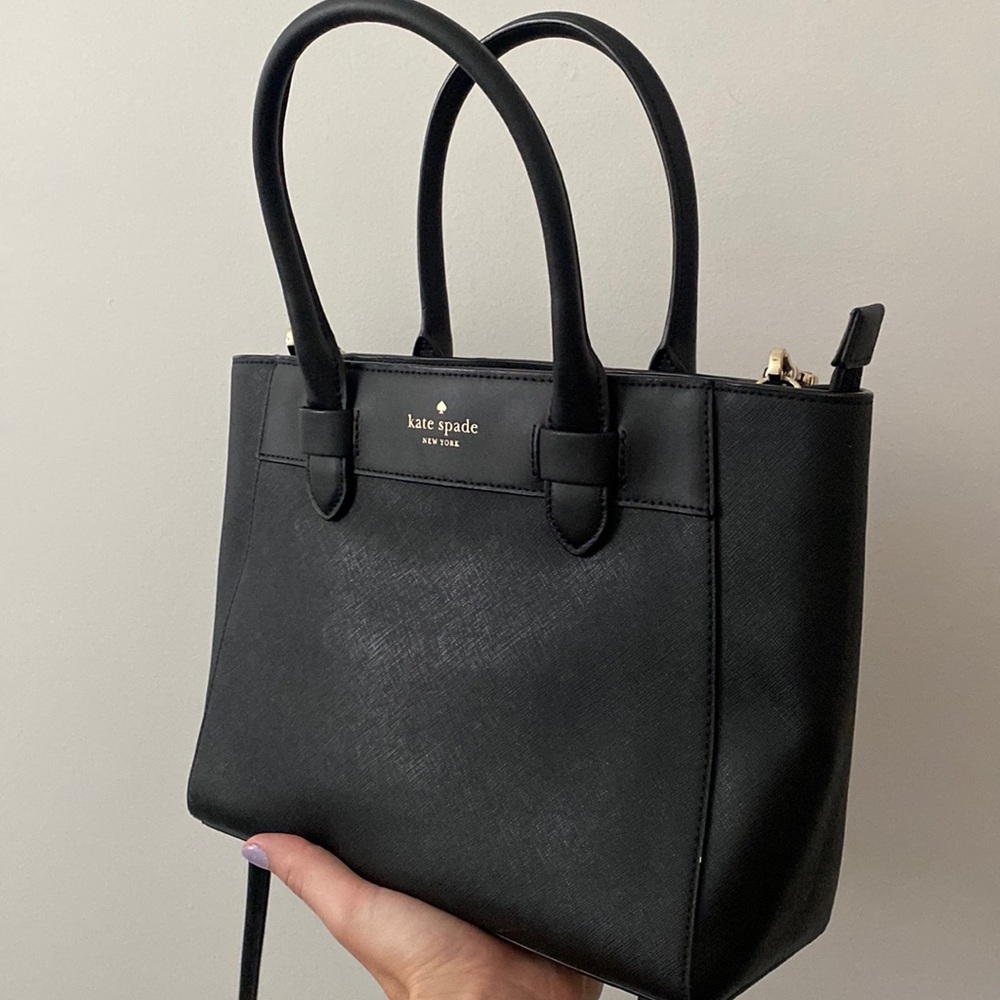 Kate Spade Leather Square Mini Bucket Bag